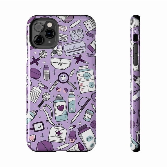 Purple Nurse Appreciation Collage Phone Case for iPhone 17 16 15 14 13 12 11 Pro Max