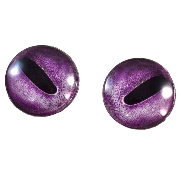 Purple Octopus Glass Eyes