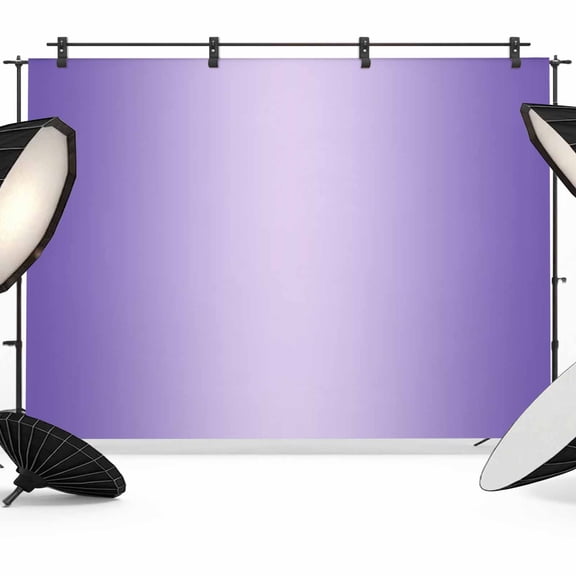 Purple Ombre Backdrop for Photography, Fabric Photo Background Backdrop, Modern Gradient Abstract Art Photo Booth Background for Portrait Photoshoot Video Wedding Studio Decoration Banner 10x8ft
