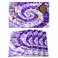 thumbnail image 1 of Purple Ombre Placemats Set of 8, Modern Abstract Tie Dye Painting Art Placemats for Dining Table, Place Mats for Kitchen Tabletop, Waterproof Wipeable Dining Table Mats Set, 1 of 9