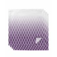 thumbnail image 1 of Purple Ombre Stripe Cloth Napkins Set of 4 Reusable Dinner Napkins, Modern Abstract Art Gradient Striped Cocktail Napkin Washable Table Napkins for Wedding/Holiday Party/Baby Shower 20"x20", 1 of 7