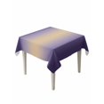 thumbnail image 1 of Purple Ombre Table Cloth, Waterproof Tablecloth for Square Tables, Modern Yellow Gradient Farmhouse Art Reusable Washable Fabric Table Cover for Restaurant Kitchen Dining Tables 54"x54", 1 of 9