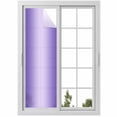 thumbnail image 1 of Purple Ombre Window Privacy Film, Modern Gradient Abstract Art Static Cling UV Sun Blocking Heat Control Window Tint Day and Night, Non-Adhesive Reusable One Way Windows Privacy Cover 17.7''x78.7'', 1 of 7