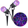 thumbnail image 1 of Purple, Orange, Green Kaleidoscope Projection Light (Set of 2), 1 of 2