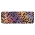 thumbnail image 1 of Purple and Orange Of Leopard Print Kitchen Rug Mat,Kitchen Runner Rugs Non Skid Washable,Decorative Kitchen Floor Mats for Kitchen,Sink,Laundry,17"x47.2", 1 of 7