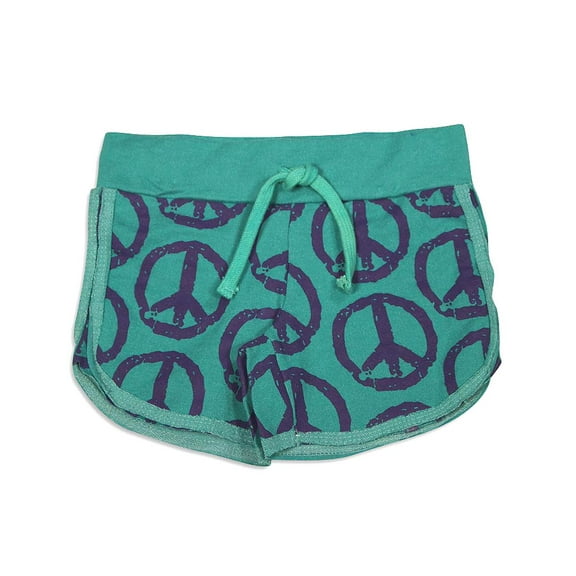 Purple Orchid - Little Girls' Gym Shorts 29214-4 (green peace)
