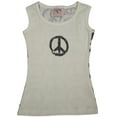 thumbnail image 1 of Purple Orchid - Little Girls Sleeveless Top 29211-5 (ribbed white peace), 1 of 3