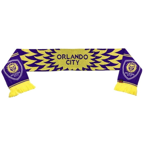 Purple Orlando City SC Lion's Mane Scarf