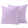 thumbnail image 1 of Purple Outdoor Waterproof Pillow Covers, Geometric Vertical Striped Solid Rainbow Decorative Square Throw Pillowcase Sofa Cushion Sham for Patio/Couch/Chair, 24"x24" 2 Pack, 1 of 8