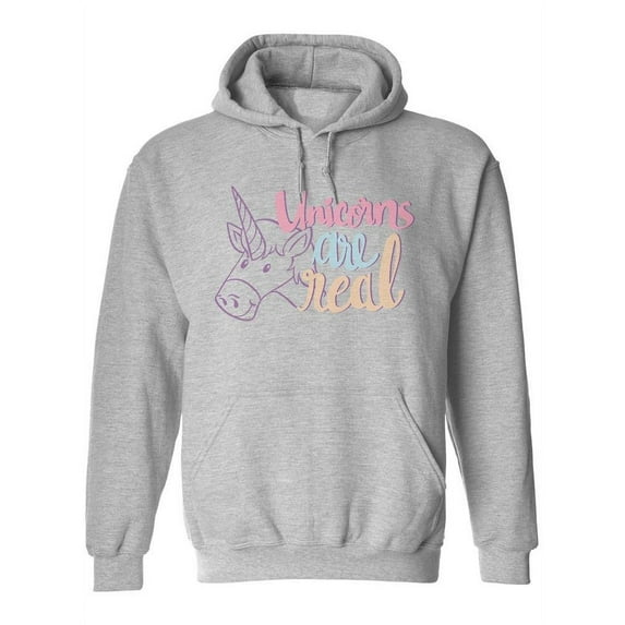 Purple Outline Of A Unicorn Hoodie Women -Image by Shutterstock, Female XX-Large