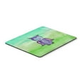 thumbnail image 1 of Purple Owl Watercolor Mouse Pad, Hot Pad or Trivet, 1 of 1