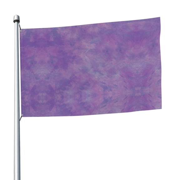 Purple Paint Flag 5x8 Ft Print Vivid Color Light-Weighted Flags With Grommets