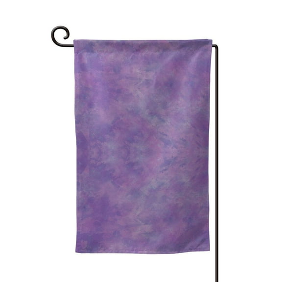 Purple Paint Garden Flag Double Sided Flags with Vivid Color for Yard Lawn Garden Decor 12.5 x18 Inch Square