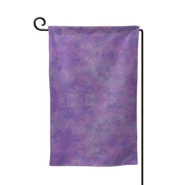 Violet Color Flag Let Purple Paint Garden Flag Double Sided Flags with Vivid Color for Yard ...