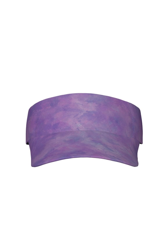 Purple Paint Sport Visor Hats Sun Protection Outdoor Activity For Women Men