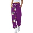 thumbnail image 1 of Purple Pajama Pants for Women Baggy Funny Sweatpants Fall Lounge Joggers for Teen S, 1 of 3