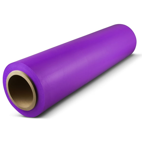 SSBM Purple Pallet Hand Wrap Plastic Stretch Wrap Film 18" x 1500 feet x 63 Ga 8 Rolls