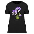 thumbnail image 1 of Purple Pansies Flower Tee Women's -Image by Shutterstock, 1 of 2