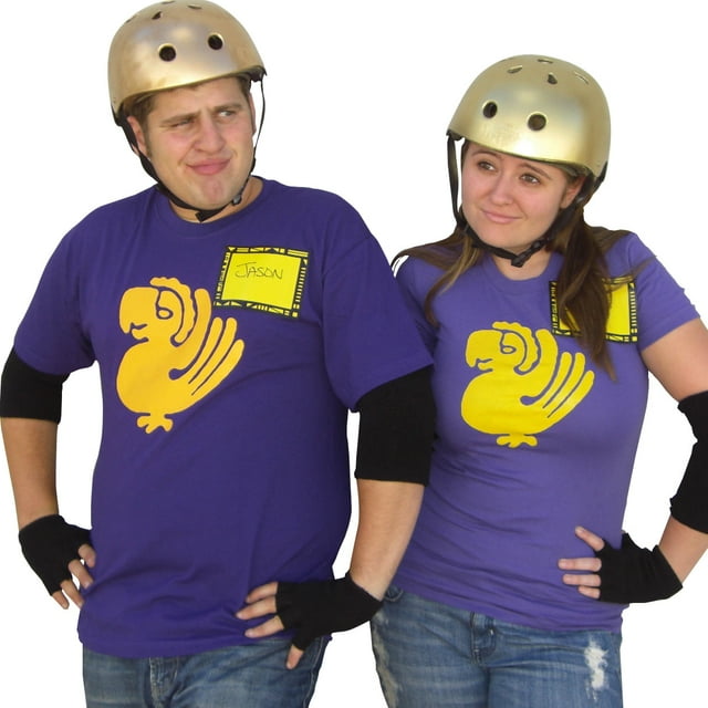 Purple Parrots Legends of the Hidden Temple Womens T-Shirt TV Show Team Costume