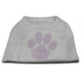 thumbnail image 1 of Purple Paw Rhinestud Shirts Grey XS - 8, 1 of 1
