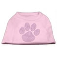 thumbnail image 1 of Purple Paw Rhinestud Shirts Light Pink XXL - 18, 1 of 1