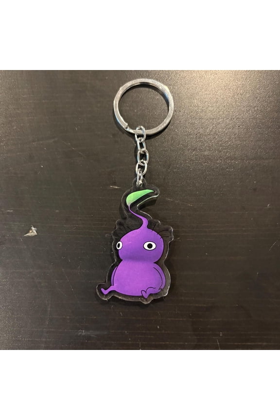 Purple Pikmin Keychain (1 keychain)