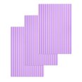 thumbnail image 1 of Purple Pink Kitchen Dish Towels for Drying Dishes Set of 3, Geometric Vertical Striped Solid Rainbow Waffle Weave Microfiber Hand Tea Bathroom Towels Quick Dry & Absorbent Towel 15.7x23.6, 1 of 7