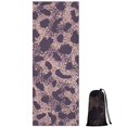 thumbnail image 1 of Purple and Pink Leopard Pattern Hot Yoga Mat Towel Non Slip for Hot Yoga - Quick-Drying Yoga Mat Cover with 4 Corner Pockets with Travel Bag - Hot Yoga Towel Non Slip 70"x26", 1 of 6