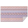 thumbnail image 1 of Purple Pioneer Flower Striped Pattern Rectangle Tablecloth 60"x102",Waterproof Polyester Rectangle Table Cloth, Wipeable Spillproof Polyester Tablecloth for Dining, Camping, Indoor and Outdoor, 1 of 6