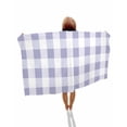 thumbnail image 1 of Purple Plaid Beach Towels Oversized Super Absorbent, Spring Summer Farmhouse Buffalo Checkered Lightweight Bath Towel Quick Dry Sets For Bathroom/Pool/Rv Camping/Beach Play/Gym Room/Picnic 31"x62", 1 of 8