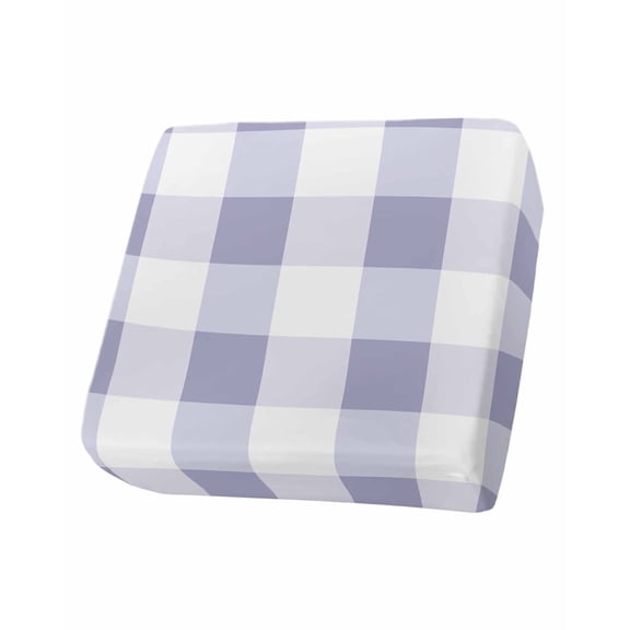 Purple Plaid Sofa Couch Cushion Covers Washable, Removable Stretchable Sectional Couch Covers,Spring Summer Farmhouse Buffalo Checkered Slipcovers for L & T Shape Sofa Furniture Protector S Size 1 pc