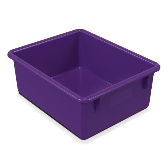 Purple Plastic Cubby Tub
