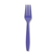 Touch of Color Premium Plastic Forks, Purple, 24 Ct