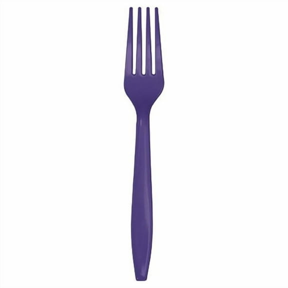 Purple Plastic Forks