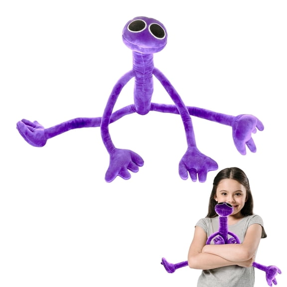 Purple Plush Toy – Soft Stuffed Monster Plush Doll, 23.5" Tall, Ideal for Kids & Adults, Great Gift for Birthdays, Holidays, and Collectors