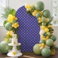 Whimsy Purple Purple Polka Dots Arch Backdrop Cover, 4FT, Winter Whimsical Pink Green ...