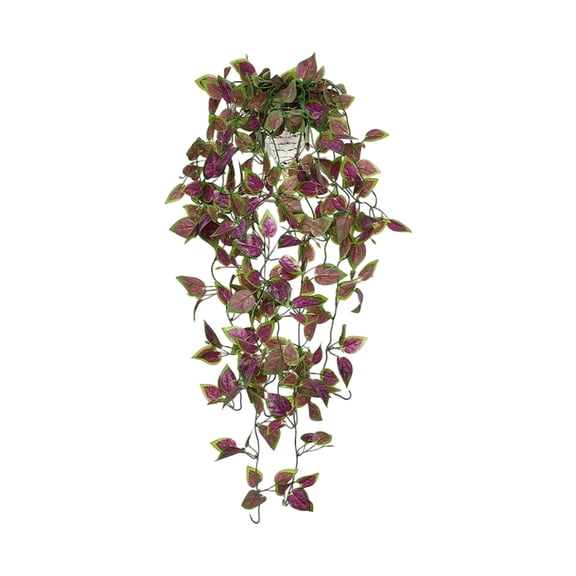 Purple Potted Faux Ivy Topiary Decoration Lifelike Home Office Greenery For Living Room Polyester Purple 100cm All Season Spring