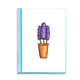 thumbnail image 1 of Purple Potted Flower Simple Book Sheet Protectors Portfolio Binder Folder, 1 of 3