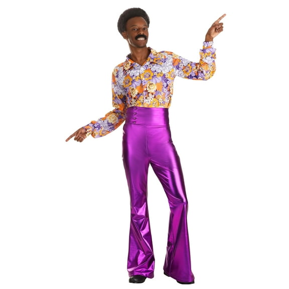 Purple Power Disco Mens Costume