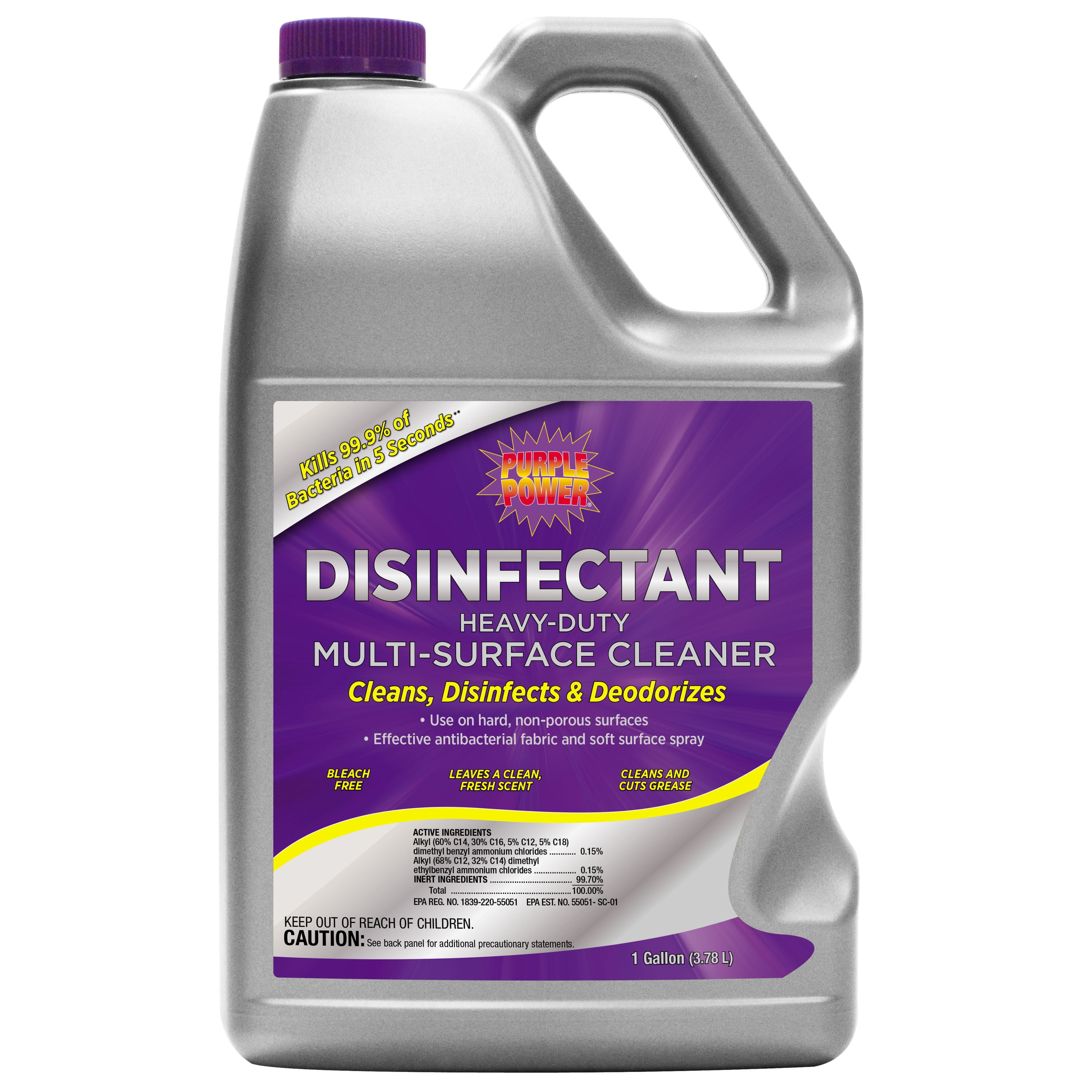 I scrubbed my hearth with purple power degreaser (and other