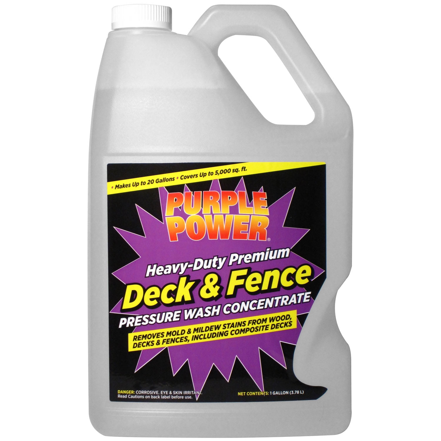 Purple Power HeavyDuty Premium Deck & Fence Pressure Washer Concentrate, 1 Gallon by Aiken