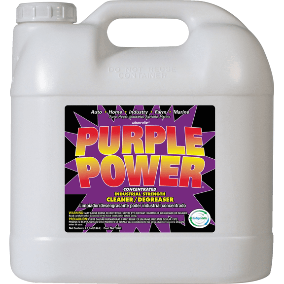 Purple Power Industrial Strength Cleaner/Degreaser - Pack of 2  Household & Commercial Use, Effective Formula
