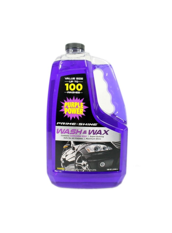 Purple Power , Prime Shine, Wash & Wax, 100oz