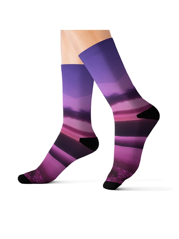 'Purple Power' Sublimation Socks
