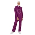 thumbnail image 1 of Purple - Printed - Tracksuit Set - Tavin, 1 of 5