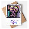 thumbnail image 1 of Purple Racket Mexicon Culture Element Engraving Welcome Back Greeting Cards Envelopes Blank, 1 of 4