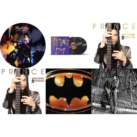 Purple Rain Ost (Picture Disc) & 1999 (X) & Welcome 2 America (2LP) & Welcome 2 America (Deluxe/2LP/CD/Blu-Ray) & Batman Ost & Come