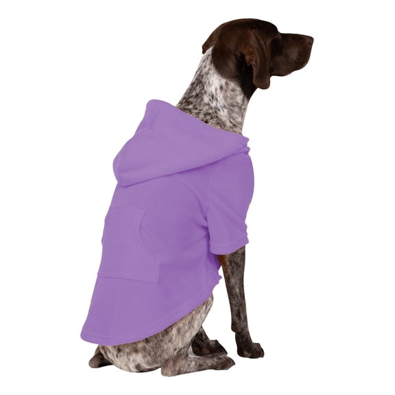 Purple Rain Pet Pjs Fleece Hoodie - Pet - XSmall (Fits Up to 10 lbs)