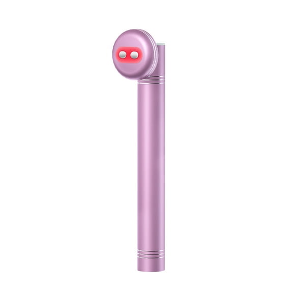 Purple Rechargeable Eye Massager Device Purple Rf Lifting For Dark Circles Puffiness Usb Beauty Tool