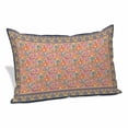 thumbnail image 1 of Purple Red Floral Boho Pillow Covers, Linen Long Throw Pillow Case, Vintage Ethnic Tribe Abstract Art Holiday Pillow Protector Decorative Cushion Cover for Living Room/Bedroom 12" x 20", 1 of 8
